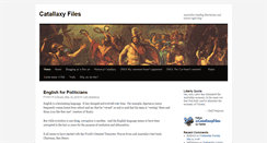 Desktop Screenshot of catallaxyfiles.com